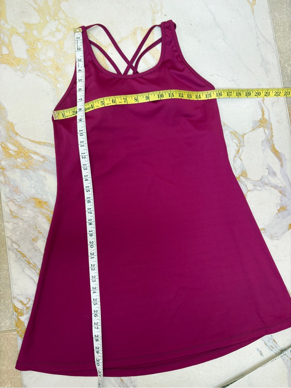 Magenta Racerback Active Dress - Picture 4 of 8